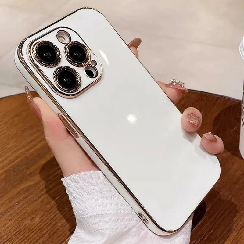 Glossy Silicone iPhone Case 11–17 Pro Max | Shockproof Slim Silicone Phone Case PRIMED