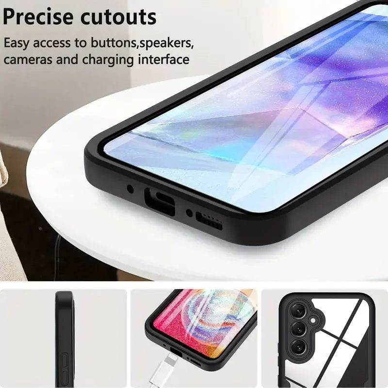 360° Shockproof Full Cover Case for Samsung Galaxy A Series Phone Protection Case PRIMED