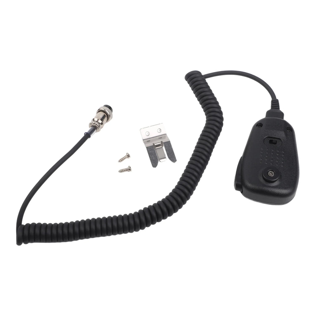 MH-31B8 Hand Mic Spiral Cable Large PTT for Yaesu HF Radio Radio Hand Microphone PRIMED