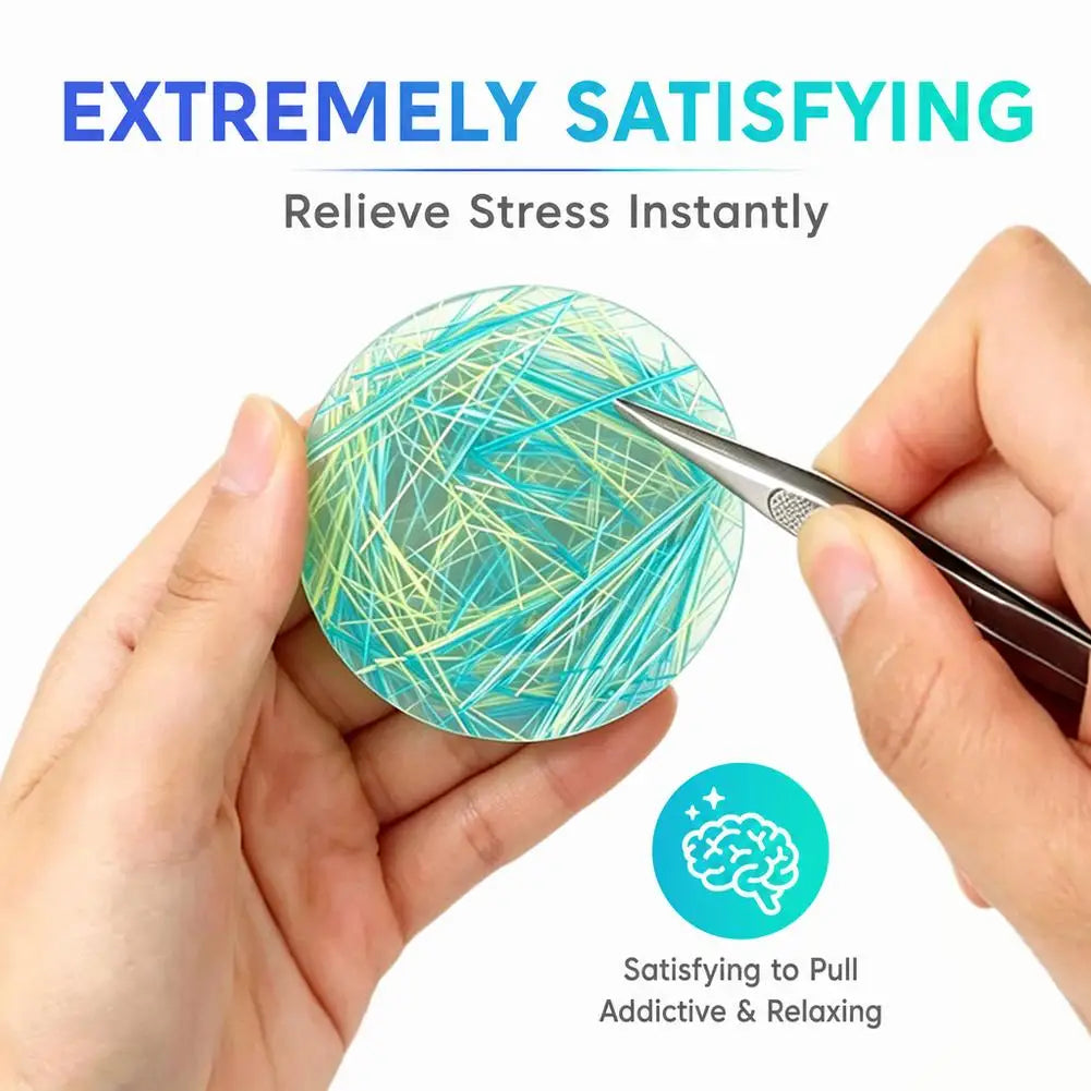 Sensory Fidget Picky Pad with Tweezers | Focus & Calm Toy