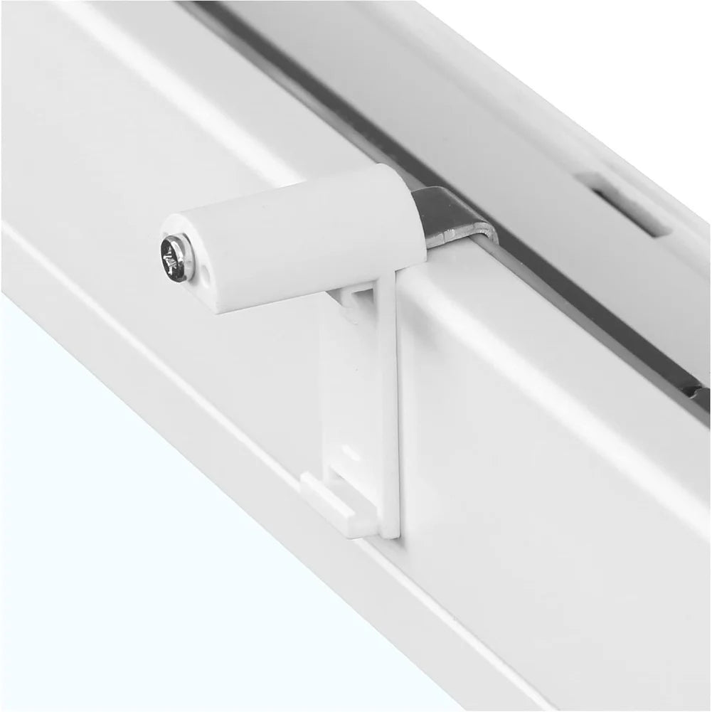 White Plastic Roller Shade Mounting Bracket Kit – 8 or 10 Pcs