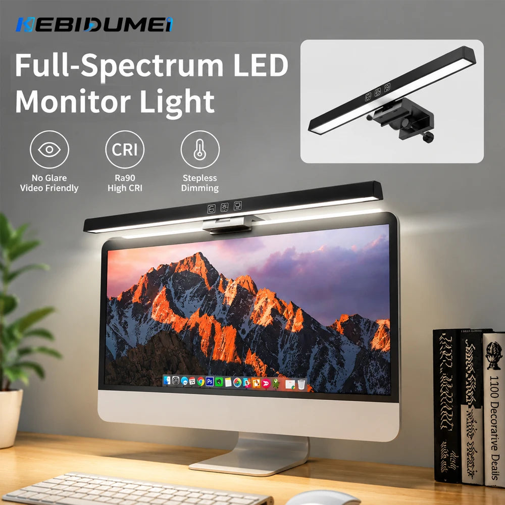 LED Monitor Light Bar – Dimmable, Glare-Free Screen Desk Lamp Monitor Light Bar PRIMED