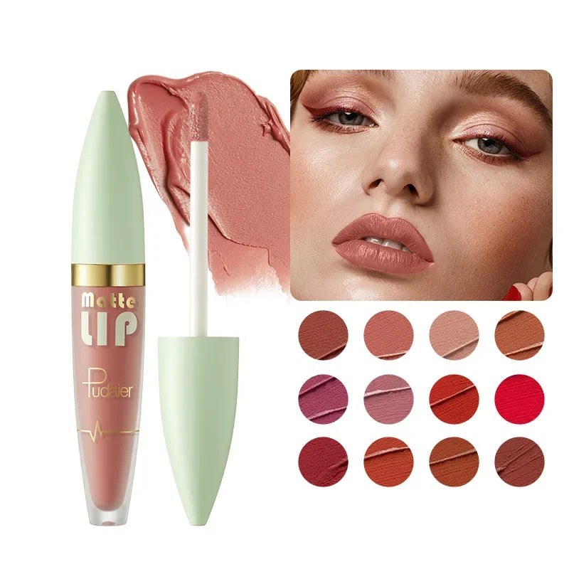 Blana Matte Liquid Lipstick – Moisturizing Long-Lasting Lip Glaze Liquid Lipstick PRIMED