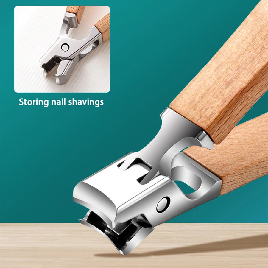 Stainless Steel Nail Clipper – Sharp Fingernail & Toenail Cutter Nail Clipper PRIMED Wood Nail Clipper 77