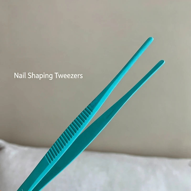 Rhinestone Tweezers Stainless Steel Nail Art Gem Picker Tool