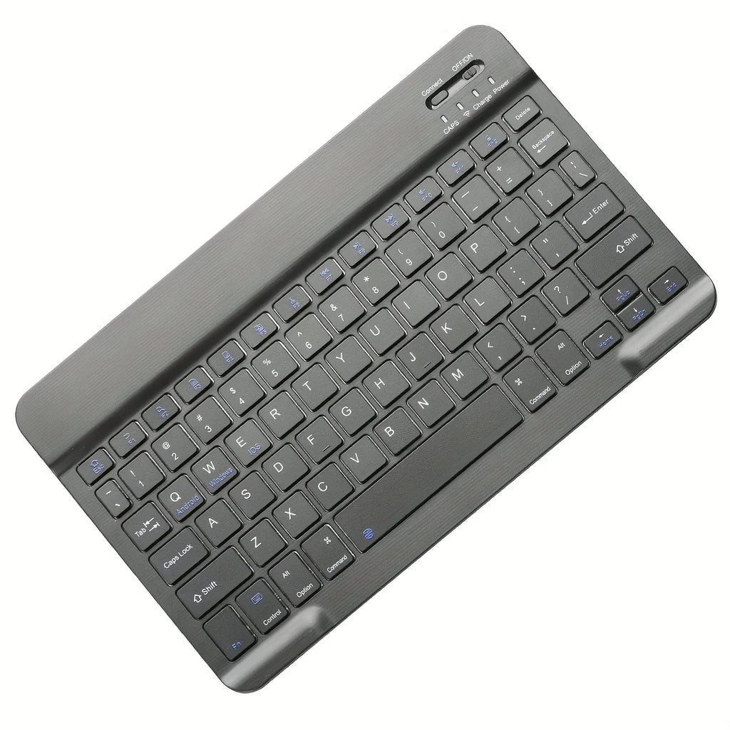 Ultra-Thin 10" Bluetooth Wireless Keyboard – iOS Android Windows Bluetooth Wireless Keyboard PRIMED Black keyboard