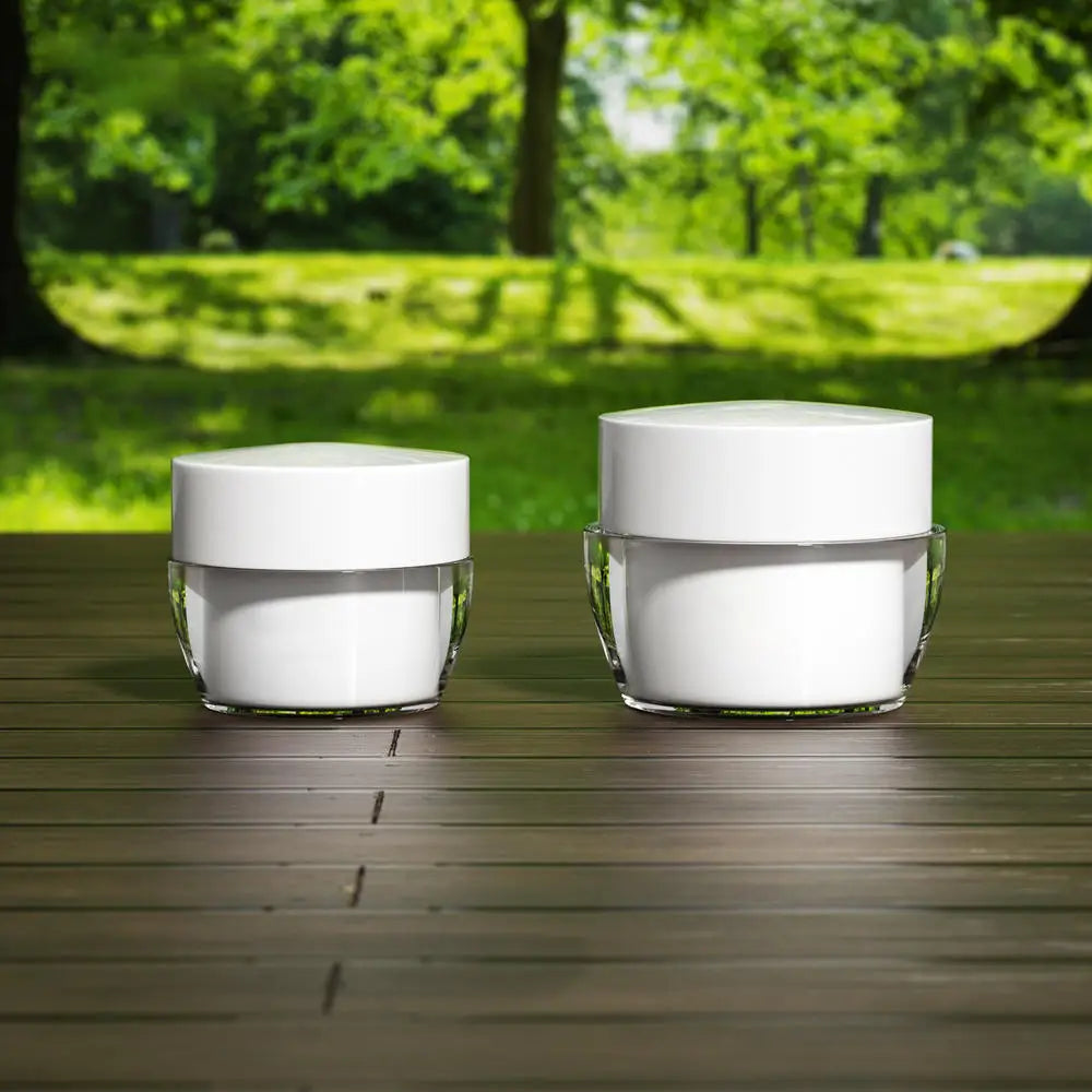 Thick Wall Round Cosmetic Cream Jar – Hair Mask & Face Cream