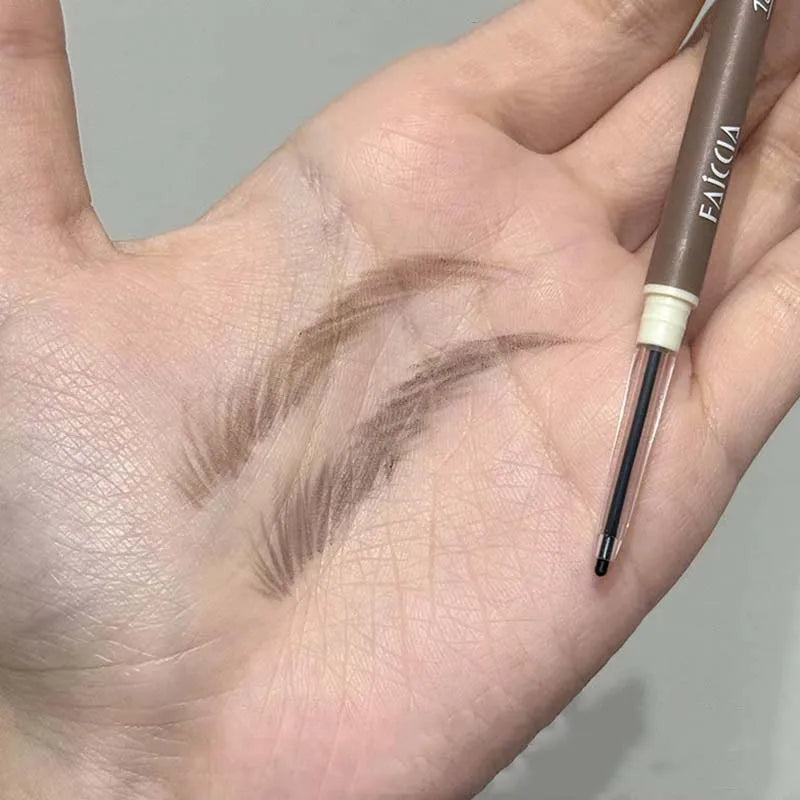 Waterproof Eyebrow Pencil – High Pigment Thai Style Brow Pen Eyebrow Gel Pencil PRIMED