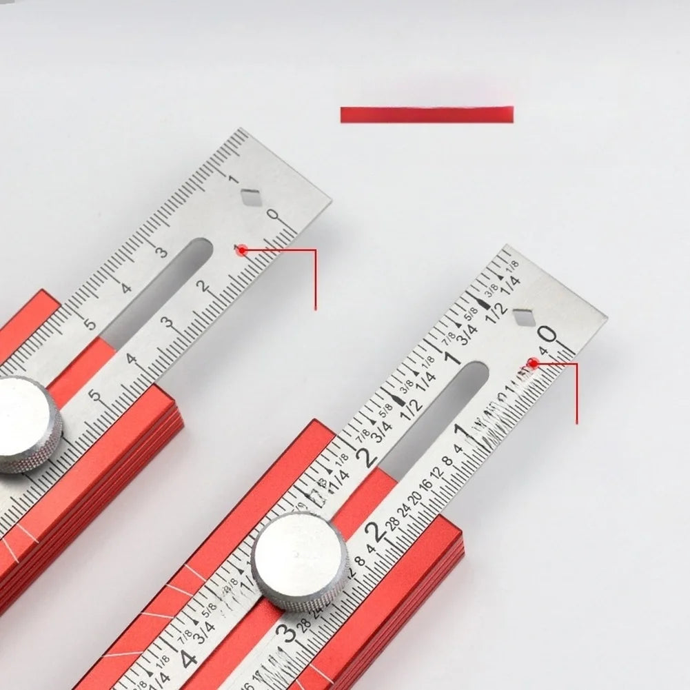 Precision Folding Ruler – Multi-Angle Depth Gauge & Level Folding Measuring Ruler PRIMED