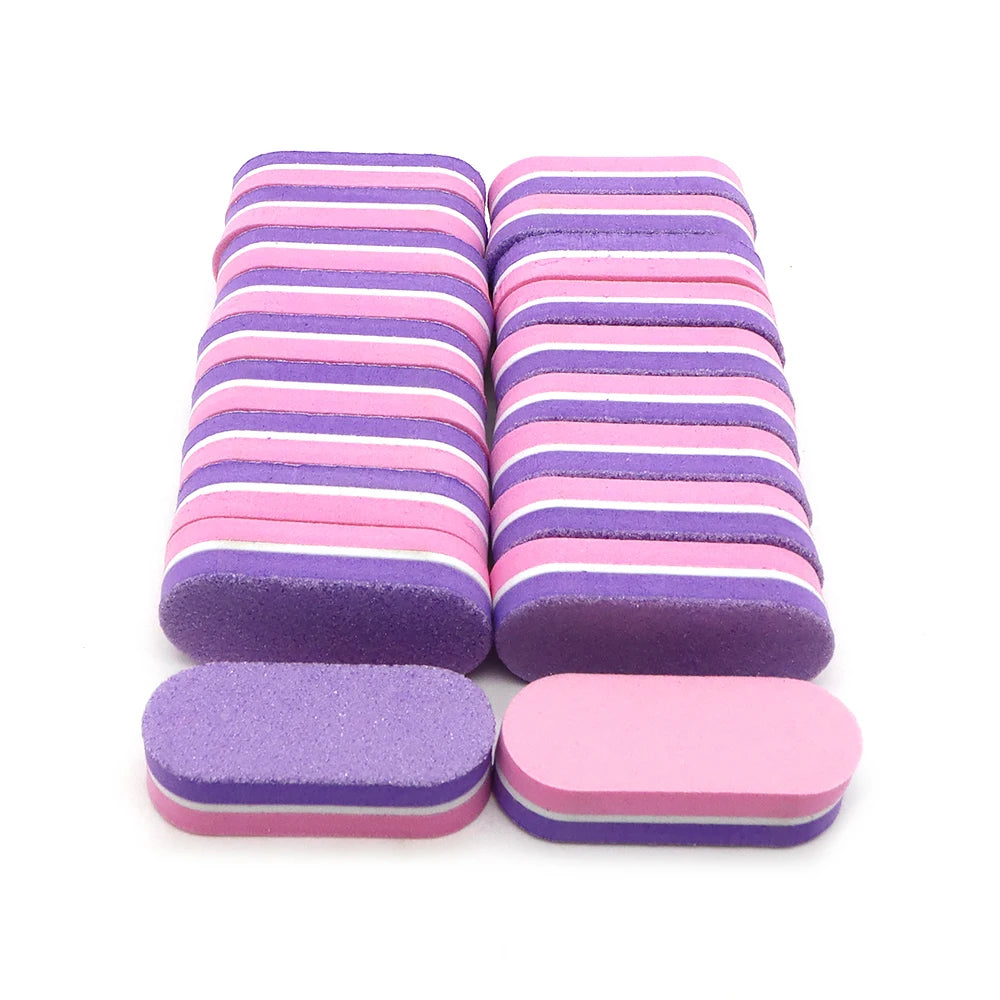 Mini Sponge Nail Buffer Blocks 100/50pcs | Manicure Pedicure Nail Buffer Block PRIMED
