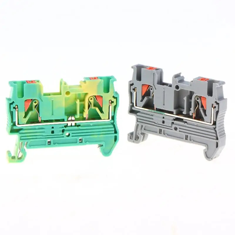 PT2.5 DIN Rail Spring Terminal Block Kit – Tool-Free Wiring