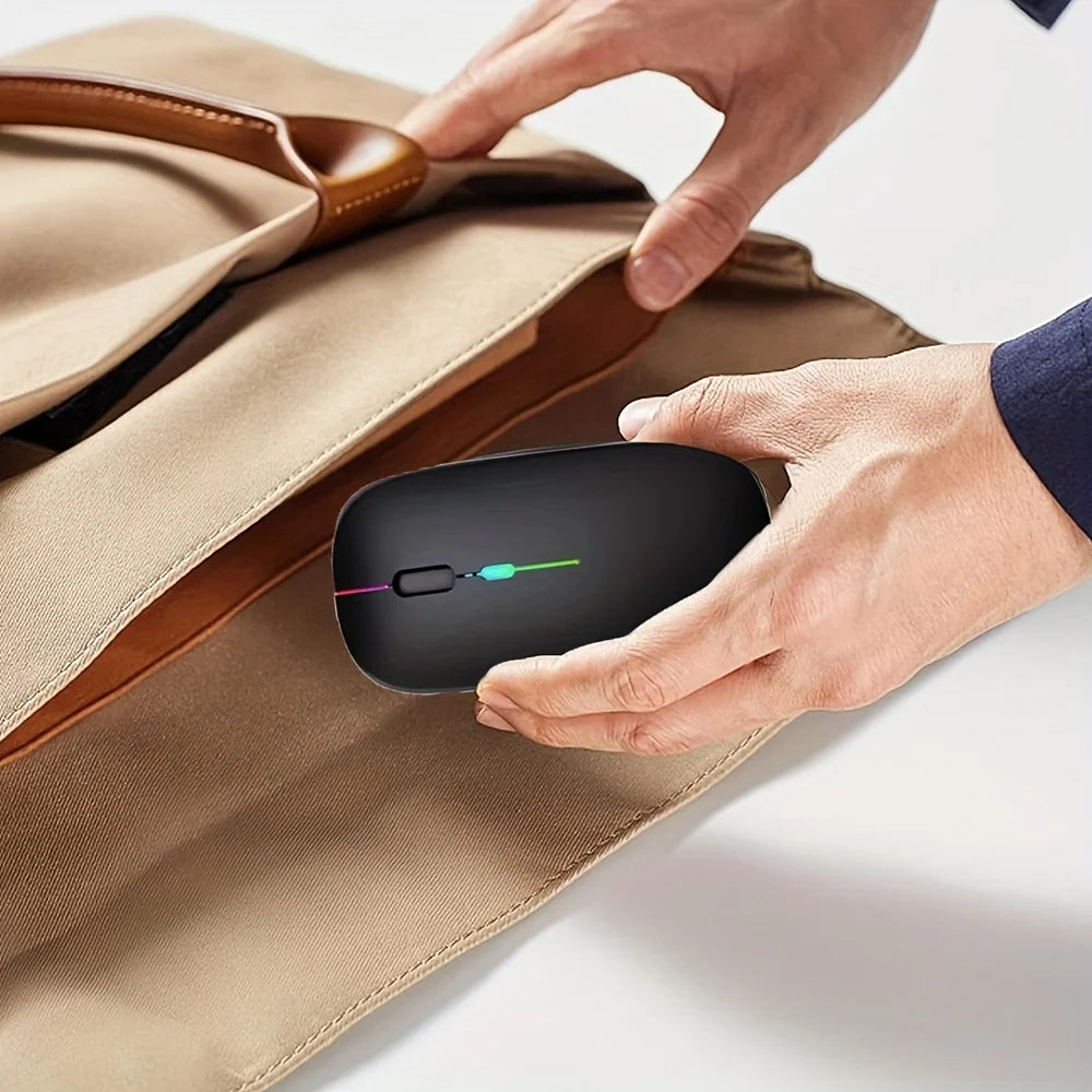 MissionFit Slim Wireless Mouse – Bluetooth & 2.4G Rechargeable Wireless Mouse PRIMED