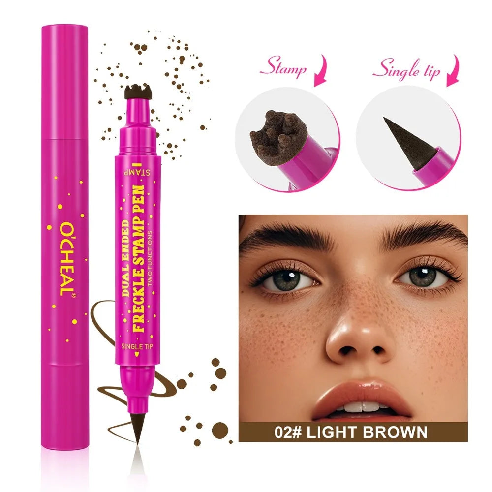 BOSUYA Dual-Ended Waterproof Faux Freckle Pen | Dotting Tool