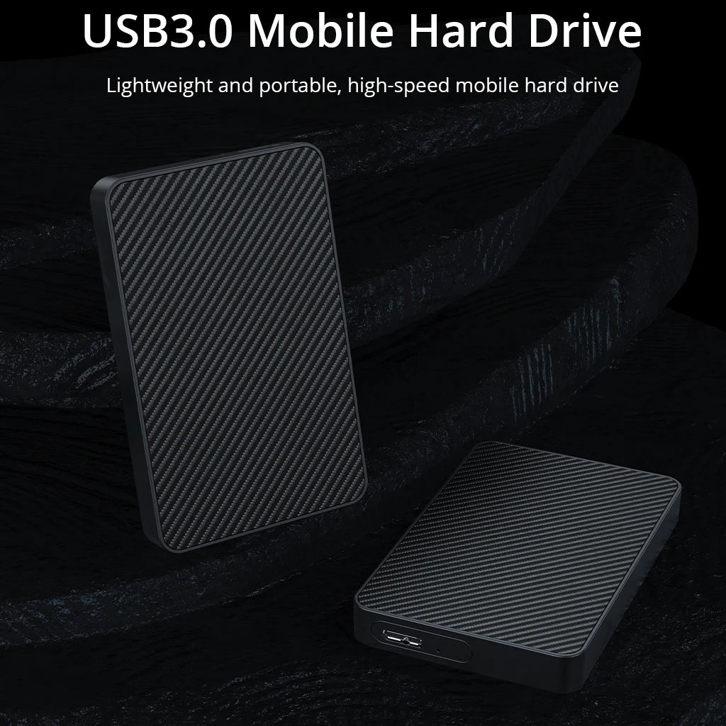 TISHRIC Portable External Hard Drive USB 3.0 – Up to 2TB Portable External HDD PRIMED
