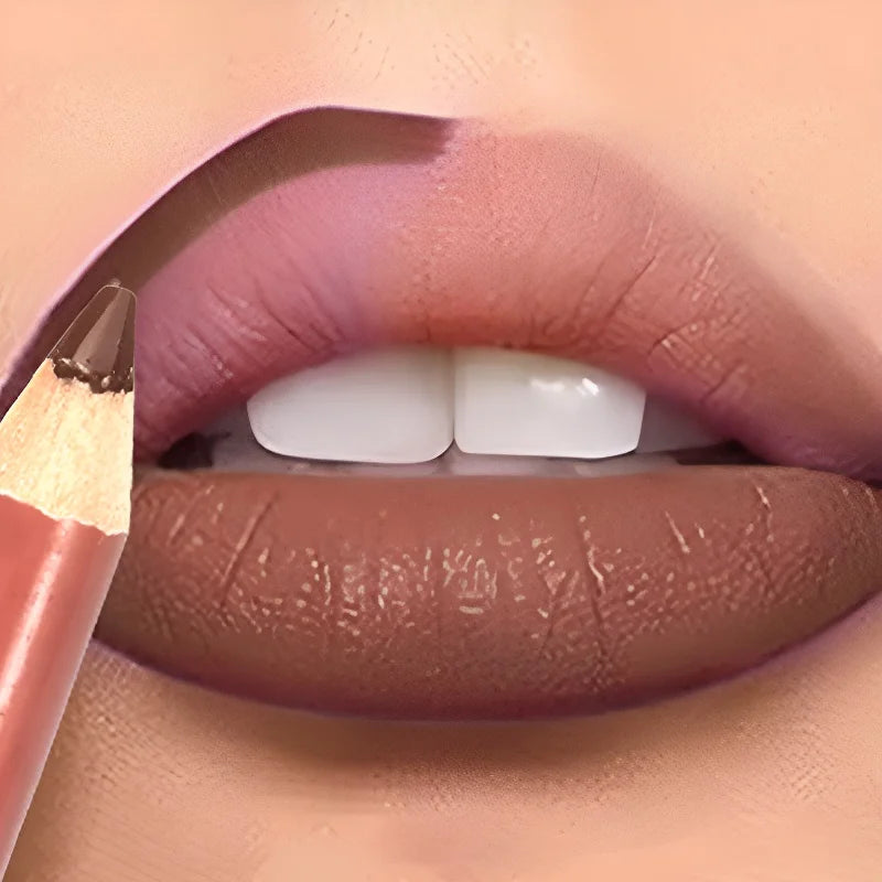 Waterproof Matte Lip Liner Pencil | 28 Shades, Long-Lasting
