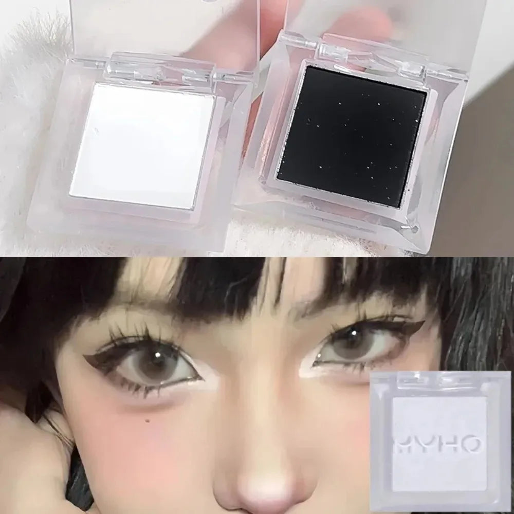 Matte White Eyeshadow & Highlighter Powder | Long-Lasting Eyeshadow Highlighter PRIMED
