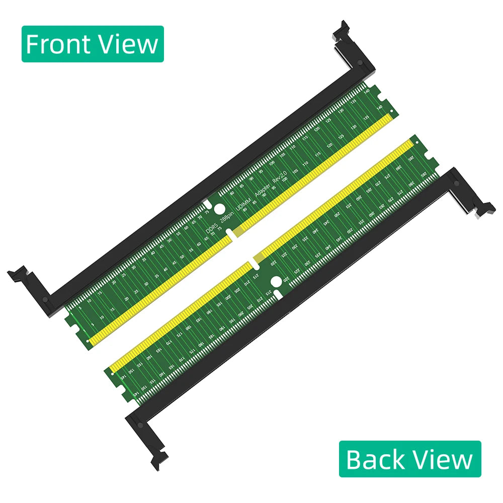 TISHRIC DDR5 U-DIMM 288Pin Memory Test Protection Adapter Memory Test Adapter PRIMED