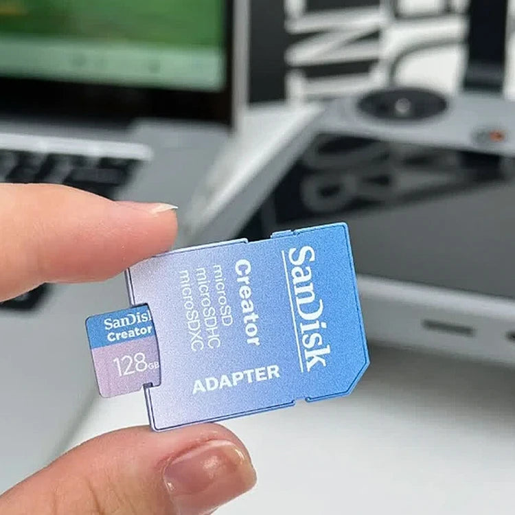 SanDisk Creator MicroSD 128GB/256GB V30 A2 U3 | Drones & Cameras MicroSD Memory Card PRIMED