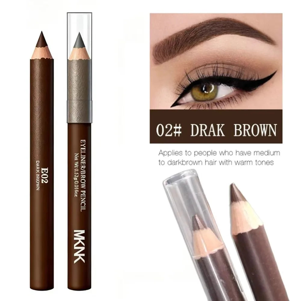 Waterproof Wooden Eyebrow & Eyeliner Pencil | Long-Wear