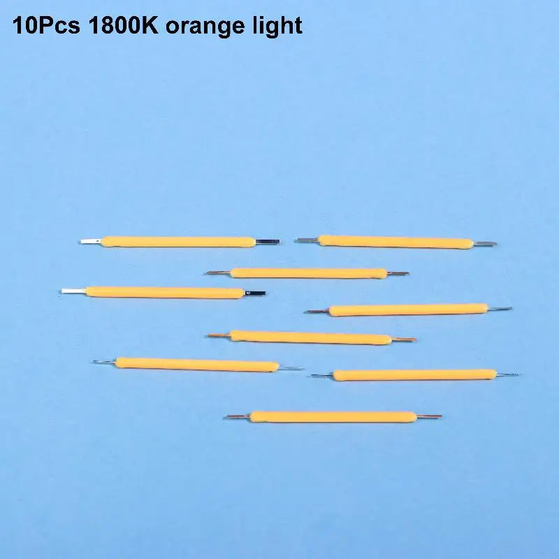 10-Pack 38mm DC3V LED Filament Beads – Edison Bulb DIY Parts