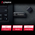 Kingston IronKey Locker+ 50 G2 AES 256-bit Encrypted USB Drive Encrypted USB Drive PRIMED 128 GB