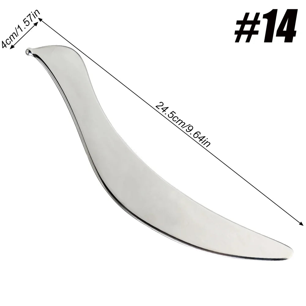 Stainless Steel Gua Sha IASTM Scraping Massage Tool Massage Scraping Tool PRIMED 14