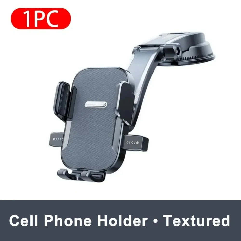 Universal Car Phone Holder – Suction Cup Dashboard & Windshield Car Phone Mount PRIMED Textured Type