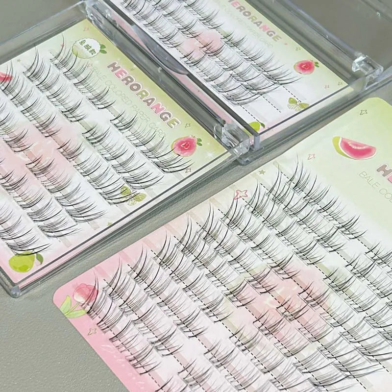Cluster False Eyelashes 24/48/80 Clusters | Glue-Free DIY Lashes Cluster False Eyelashes PRIMED