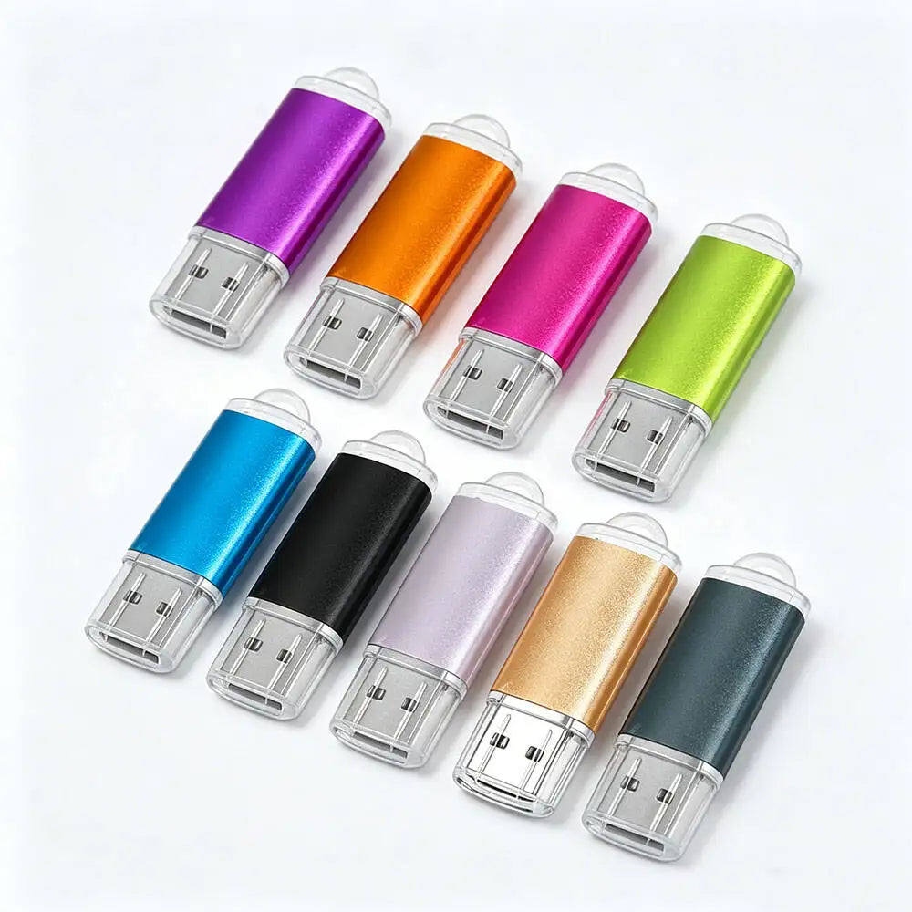 100-Pack USB 2.0 Flash Drives Bulk | Free Custom Logo 1–64GB Bulk USB Flash Drives PRIMED