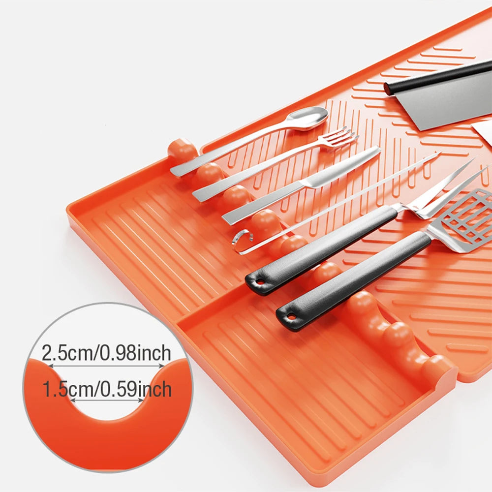 Silicone Grill Mat – Heat Resistant BBQ Tool Rest for Griddle Grill Silicone Mat PRIMED