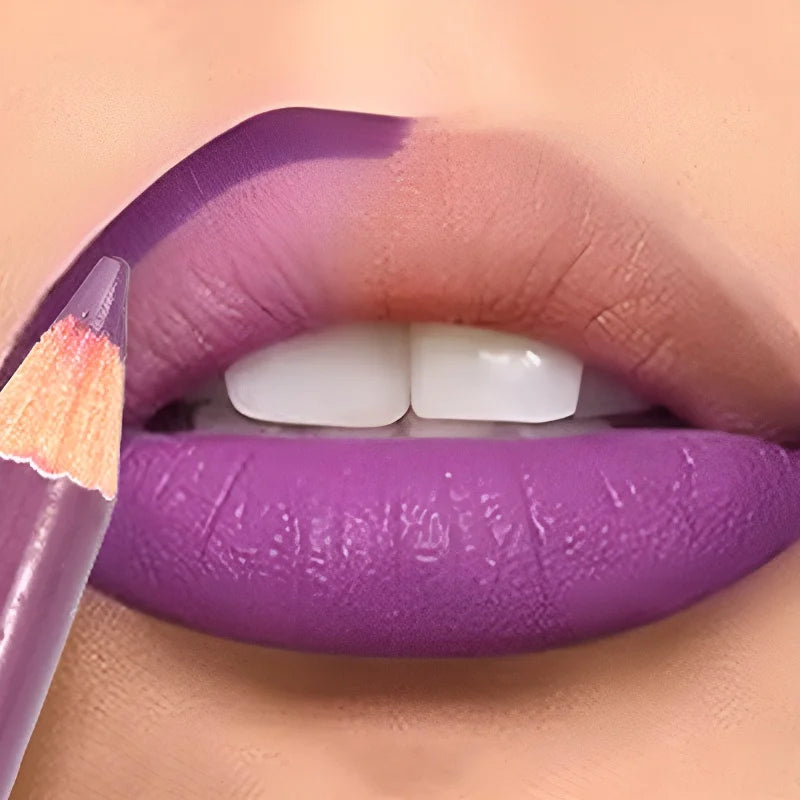 Waterproof Matte Lip Liner Pencil | 28 Shades, Long-Lasting