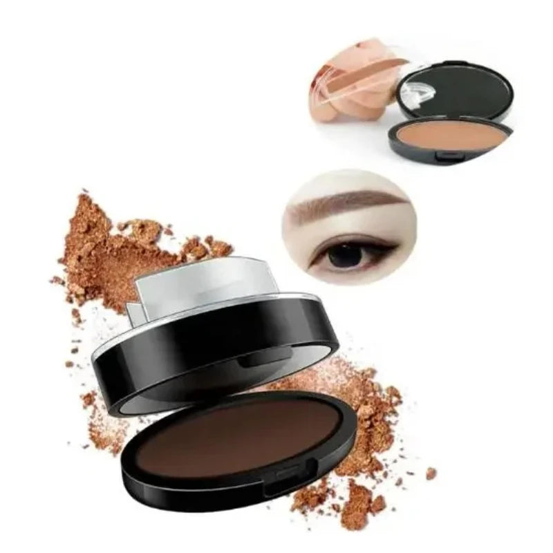Eyebrow Powder Stamp & Stencil Kit – Waterproof Brow Set Eyebrow Stamp Kit PRIMED