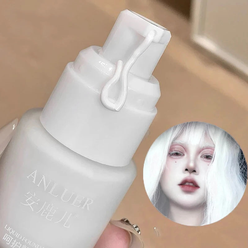 White Liquid Foundation Matte Full Coverage – Cosplay & Stage