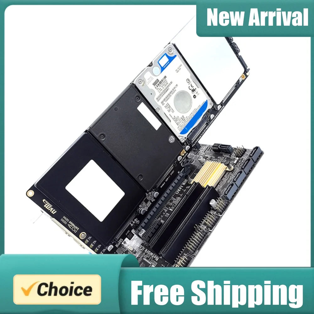 4-Port NVMe PCIe X16 Conversion Card | X4x4x4x4 Bifurcation PCIe Storage Adapter PRIMED
