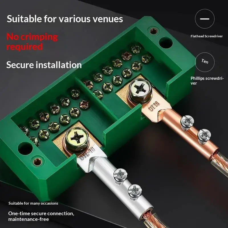 Screw-Type Copper & Aluminum Cable Lug Crimp Terminal