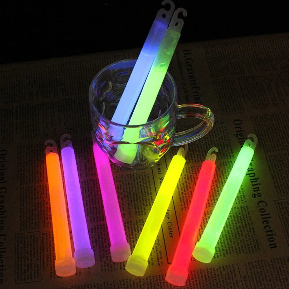 LED Glow Sticks 1/5/10 Pack – Camping, Party & Emergency Glow Light Sticks PRIMED