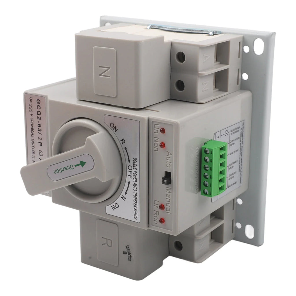 Automatic Transfer Switch 2P 63A AC220V | Dual Power ATS Transfer Switch PRIMED China Mainland