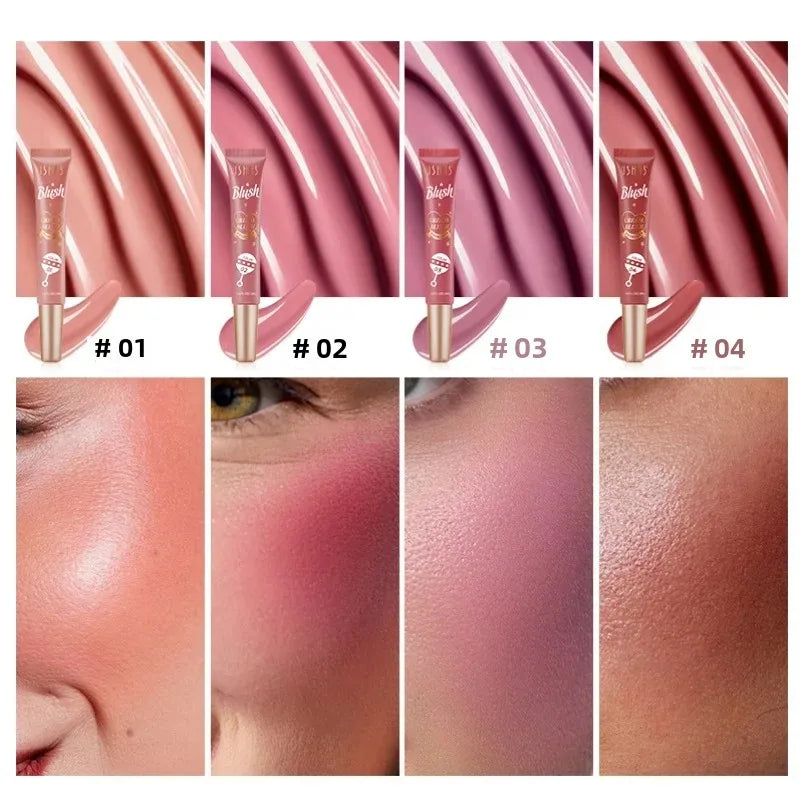 USHAS Liquid Blush Cream – Cheeks, Eyes & Lips Multi-Use