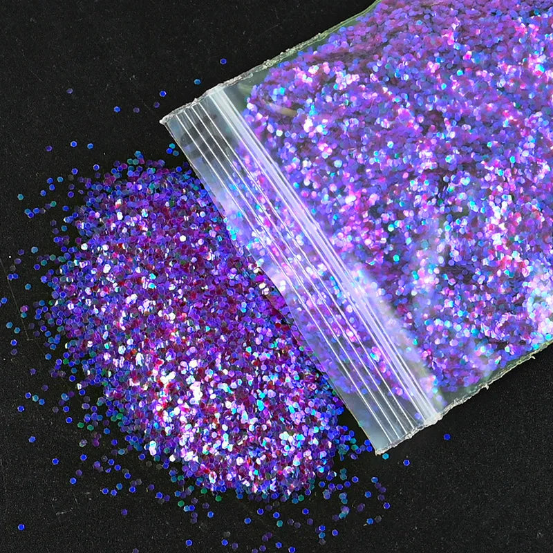 MAFANAILS 50g Holographic Glitter Powder | Nail Art & Craft