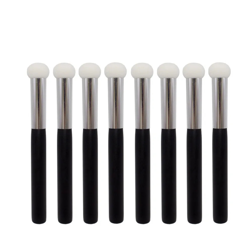 8-Pc Mushroom Head Sponge Makeup Brush Set | Foundation