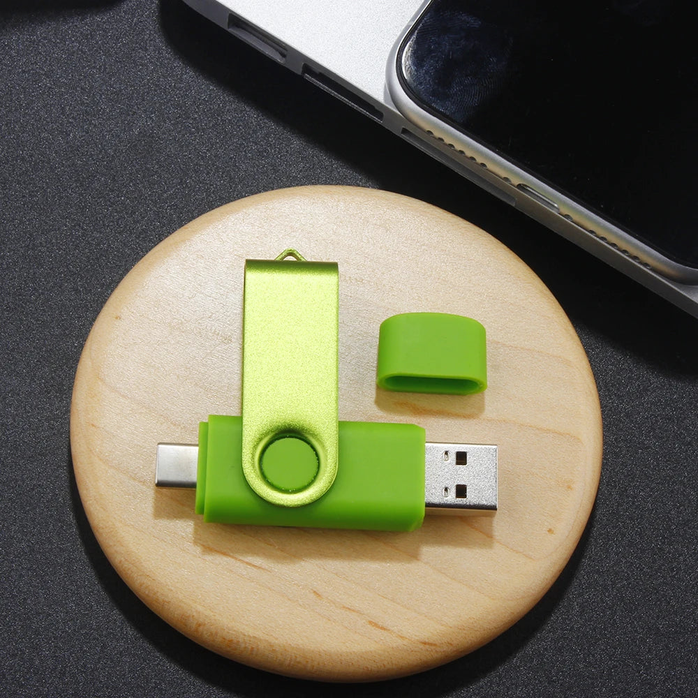 JASTER Dual Type-C & USB 3.0 OTG Flash Drive 32GB–512GB USB Flash Drive PRIMED