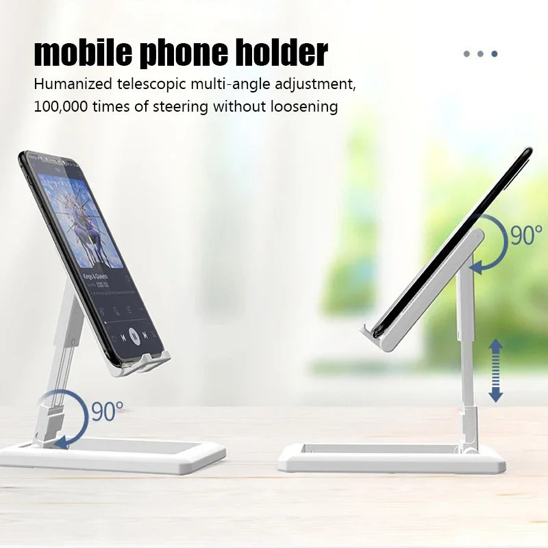 Foldable Desktop Phone & Tablet Stand – Adjustable Holder Phone & Tablet Stand PRIMED