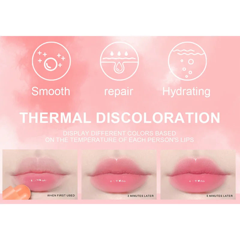 Dragon Ranee Color Changing Lip Balm Tint – Peach Orange Color Changing Lipstick PRIMED