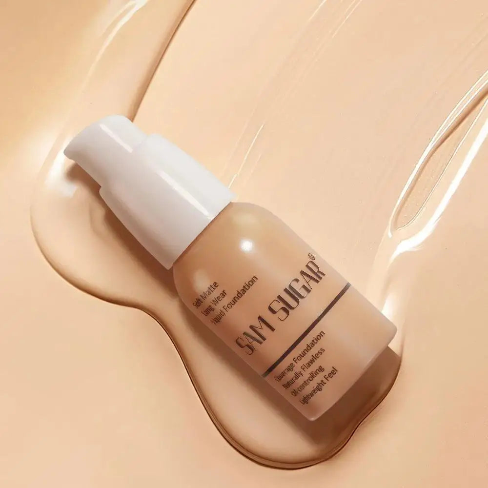 SAM SUGAR Makeup Base Set – Primer, Foundation & Powder