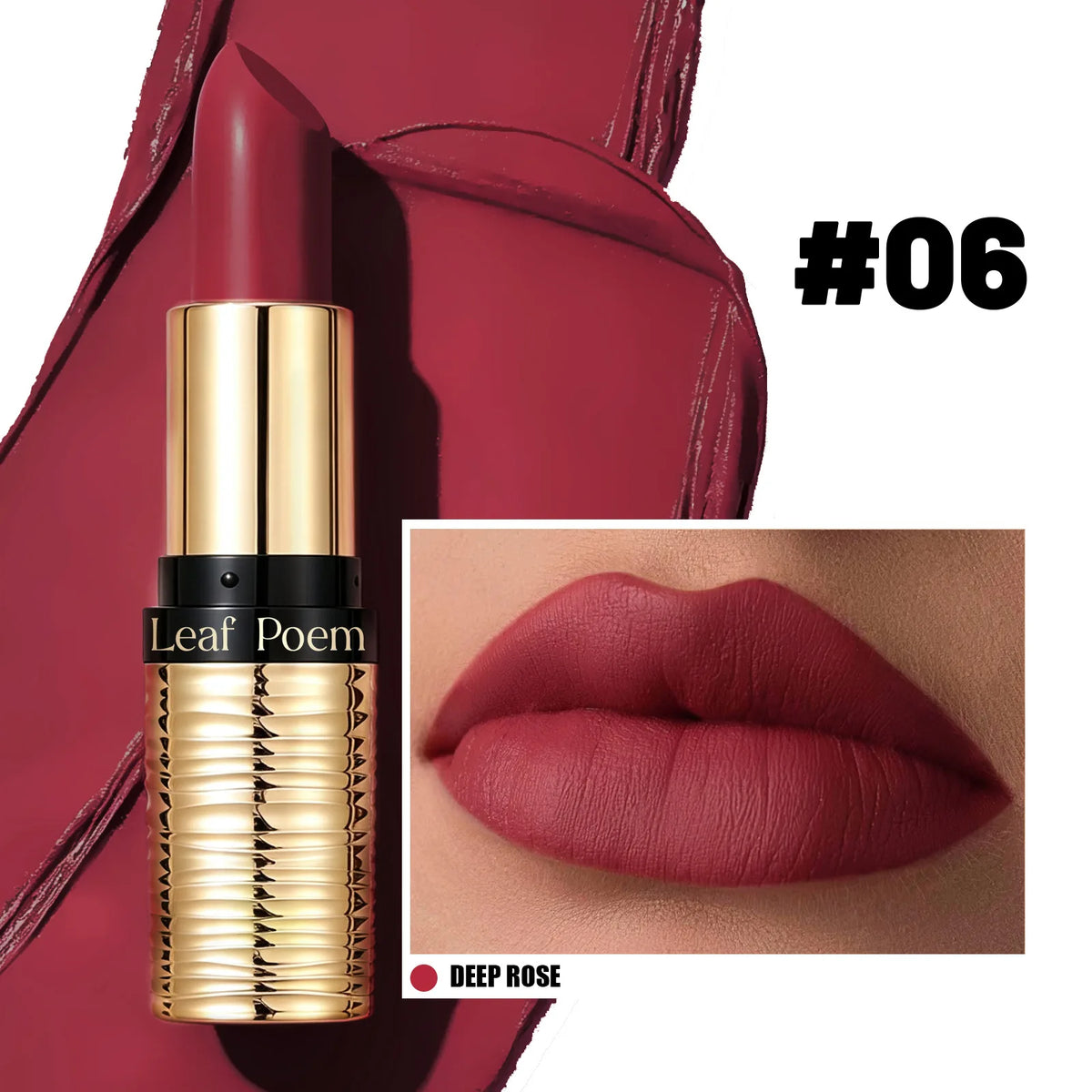 ZYXUAQIR Nude Matte Lipstick – Waterproof Velvet Long-Lasting
