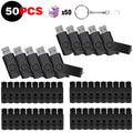 50-Pack USB 2.0 Flash Drives 128MB–16GB | Free Laser Logo USB Flash Drive PRIMED black 16GB - 50PCS CN