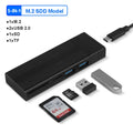 5-in-1 USB-C Hub M.2 NVMe SSD Enclosure SD TF Card Reader SSD Enclosure Hub PRIMED 5 IN 1 SSD HUB Black China Mainland