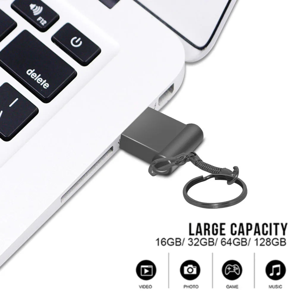 10-Pack Custom Logo Metal USB Flash Drives 32GB 64GB 128GB USB Flash Drive PRIMED