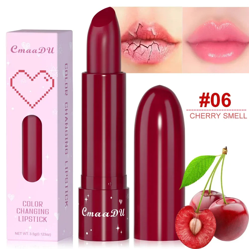 CmaaDu 6-Color Waterproof Tinted Lip Balm Lipstick – Moisturizing Tinted Lip Balm PRIMED 6SSGKH-06