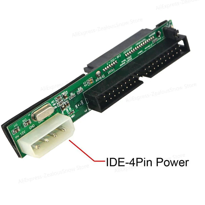 SATA to IDE Adapter – 2.5" Female to 3.5" IDE 40-Pin Converter Drive Interface Adapter PRIMED
